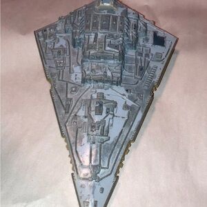 Star Wars original die cast metal ship gold version rare